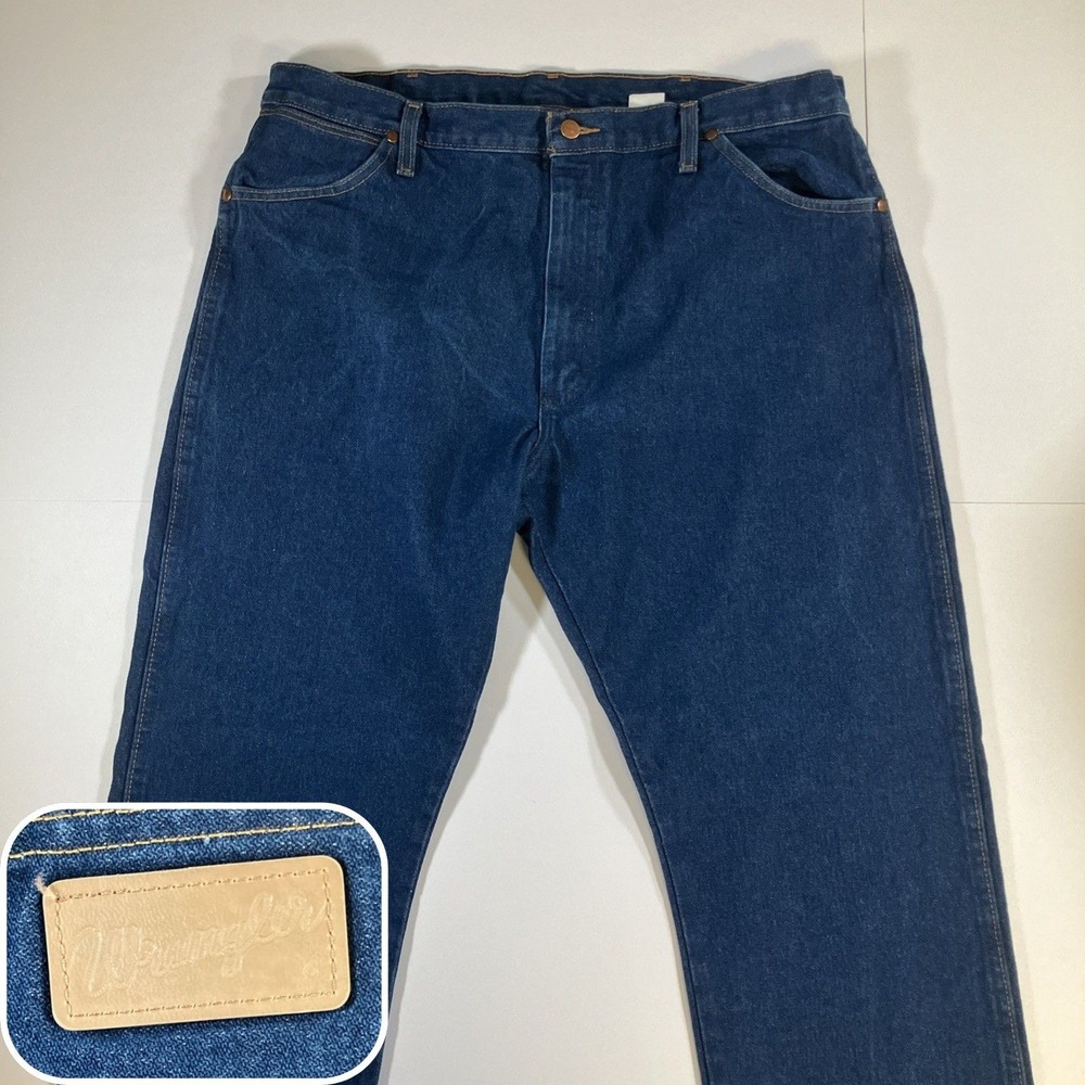 Wrangler Cowboy Cut Jeans Mens 40x30 13MWZPW Blue Western Denim